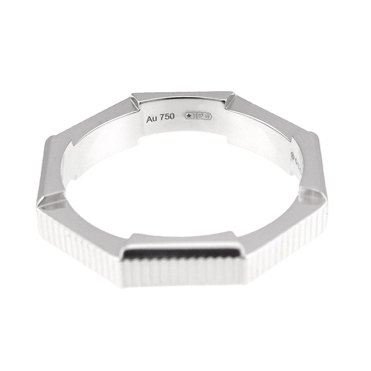 Gucci Link to Love Ring 18k WG White Gold 750 — view 5