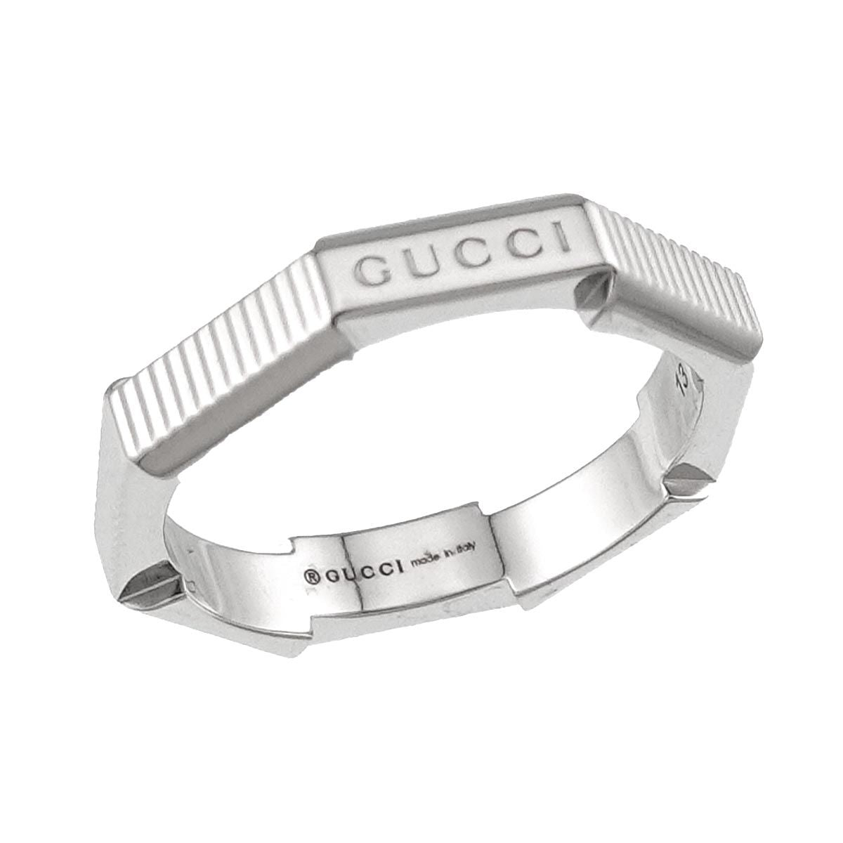 Gucci Link to Love Ring 18k WG White Gold 750 — view 6