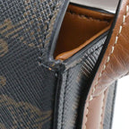 Celine Triomphe Claude Shoulder Bag Brown Vintage — view 8