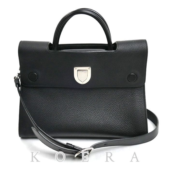Dior Ever 2-Way Shoulder Bag Black Vintage