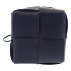 Bottega Veneta Cassette Mini Crossbody Bucket Shoulder Bag Lambskin Intrecht — view 4