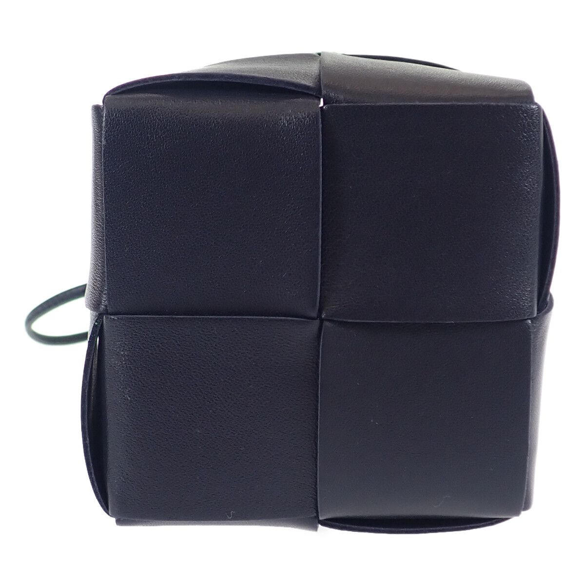 Bottega Veneta Cassette Mini Crossbody Bucket Shoulder Bag Lambskin Intrecht — view 4