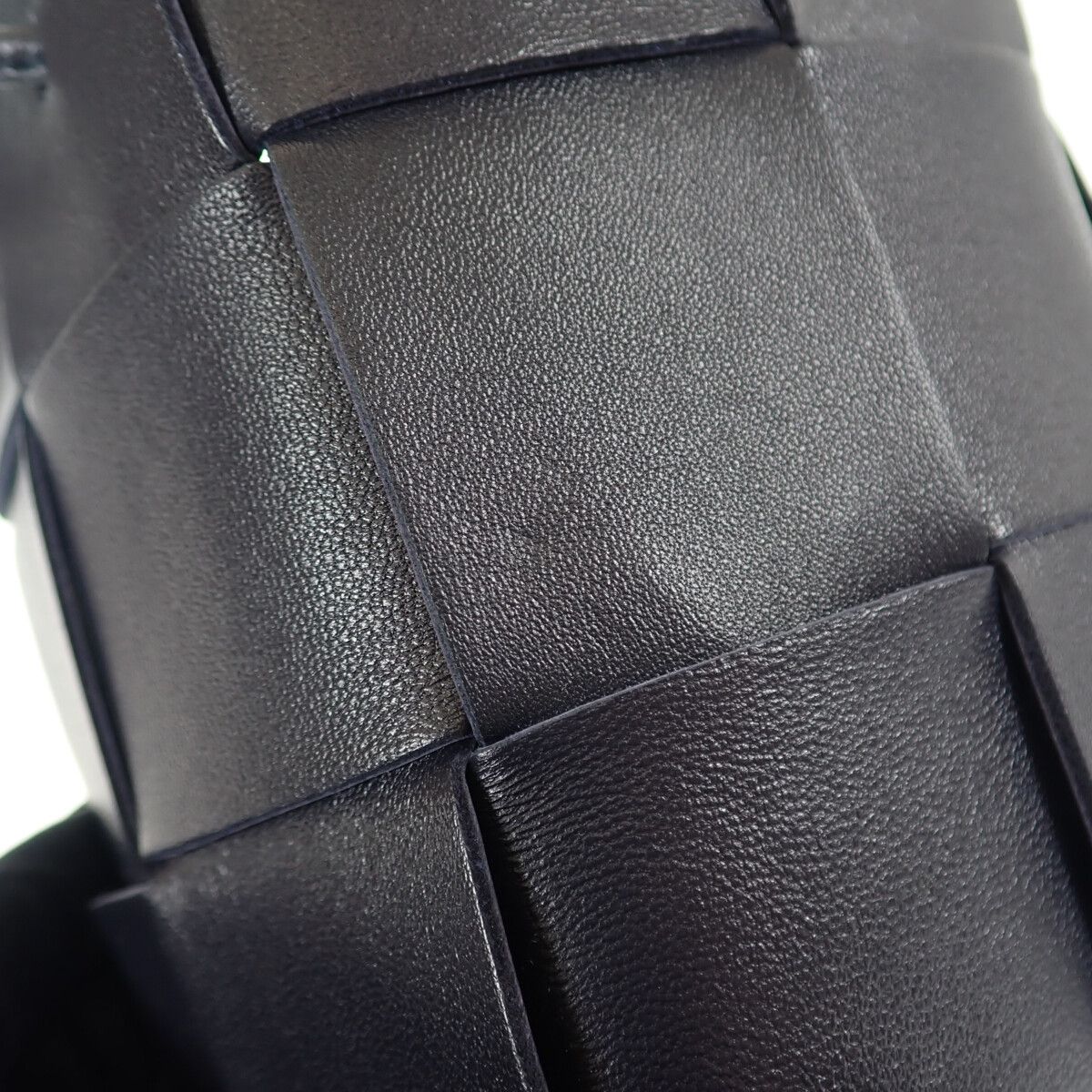 Bottega Veneta Cassette Mini Crossbody Bucket Shoulder Bag Lambskin Intrecht — view 8