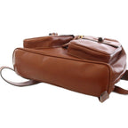 Gucci Vintage Bamboo Backpack Leather Brown 003 TK — view 8