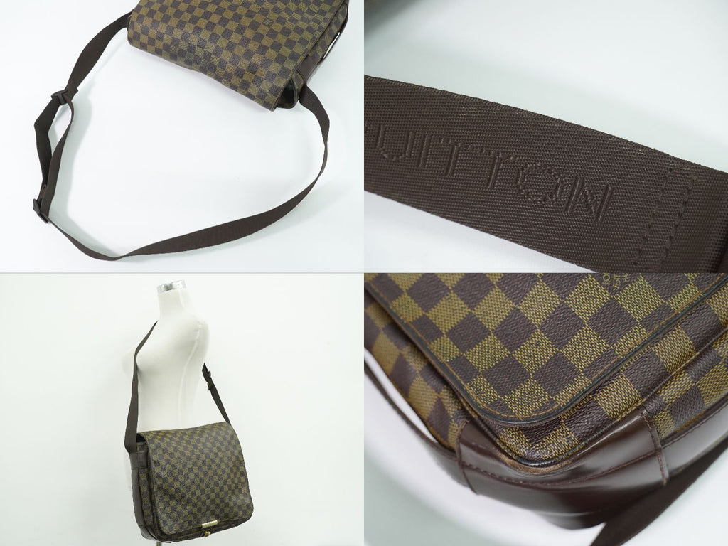 Louis Vuitton LV Bastille Damier Ebene Shoulder Bag Brown Vintage — view 6