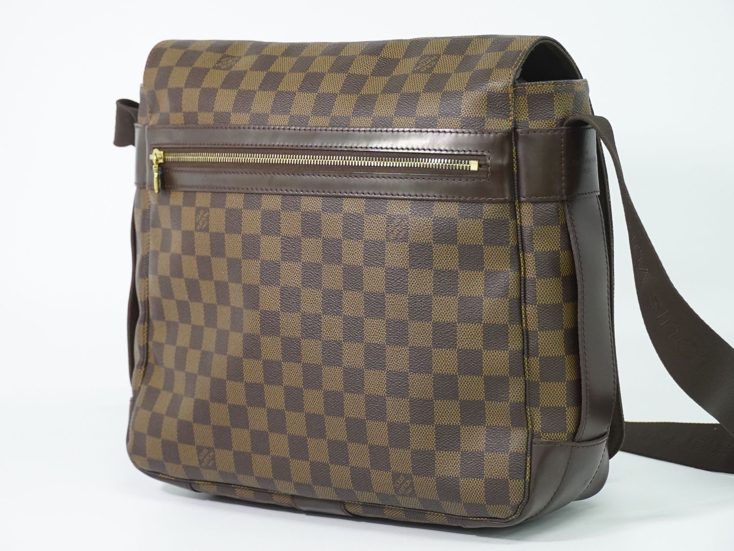 Louis Vuitton LV Bastille Damier Ebene Shoulder Bag Brown Vintage — view 2