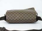 Louis Vuitton LV Bastille Damier Ebene Shoulder Bag Brown Vintage — view 5