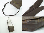 Louis Vuitton LV Bastille Damier Ebene Shoulder Bag Brown Vintage — view 6