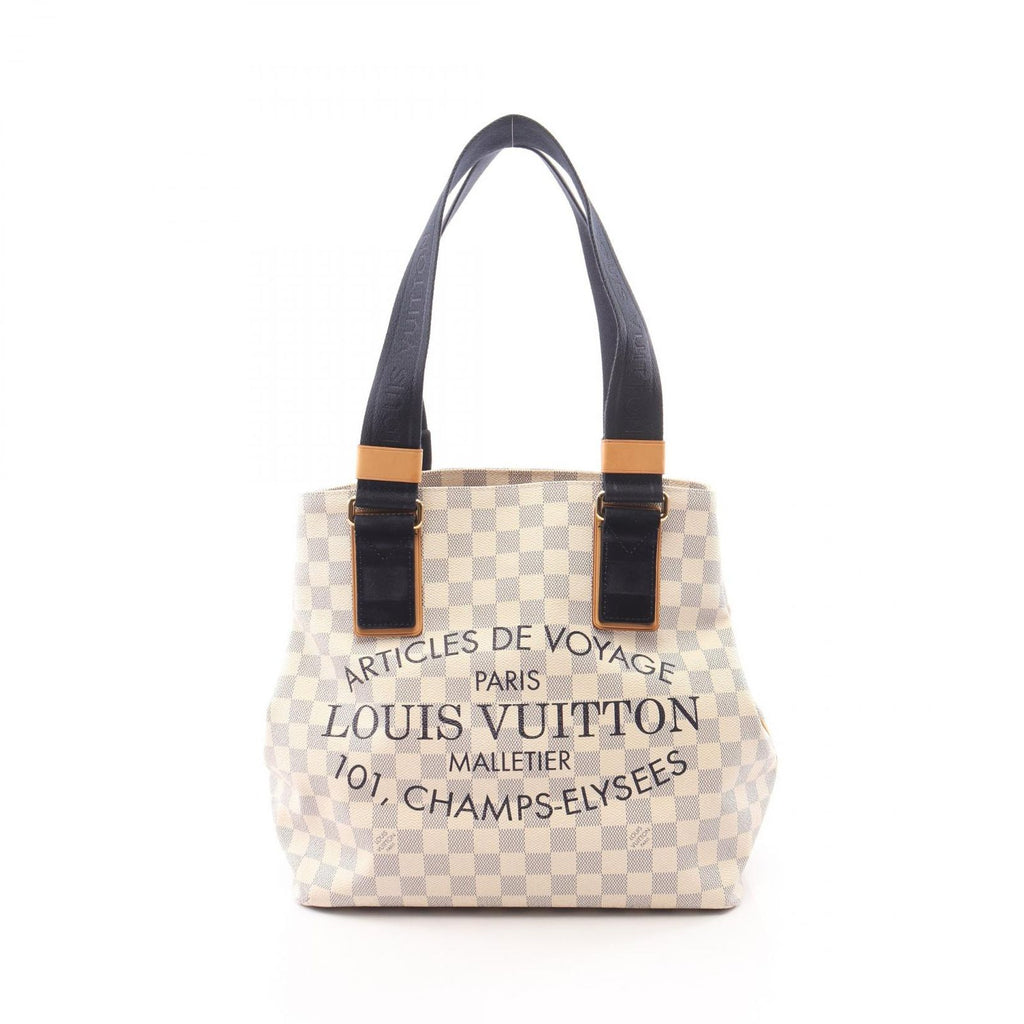 Louis Vuitton Tote Bag Plan Soleil Cabas PM Canvas Suede