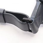Louis Vuitton Waist Bag Discovery PM Monogram Shadow Navy Blue Leather — view 6
