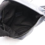 Louis Vuitton Waist Bag Discovery PM Monogram Shadow Navy Blue Leather — view 3