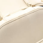 Chanel Handbag CC Logo 2-Way AS White Lambskin CC Vanity Chain Shoulder — view 7