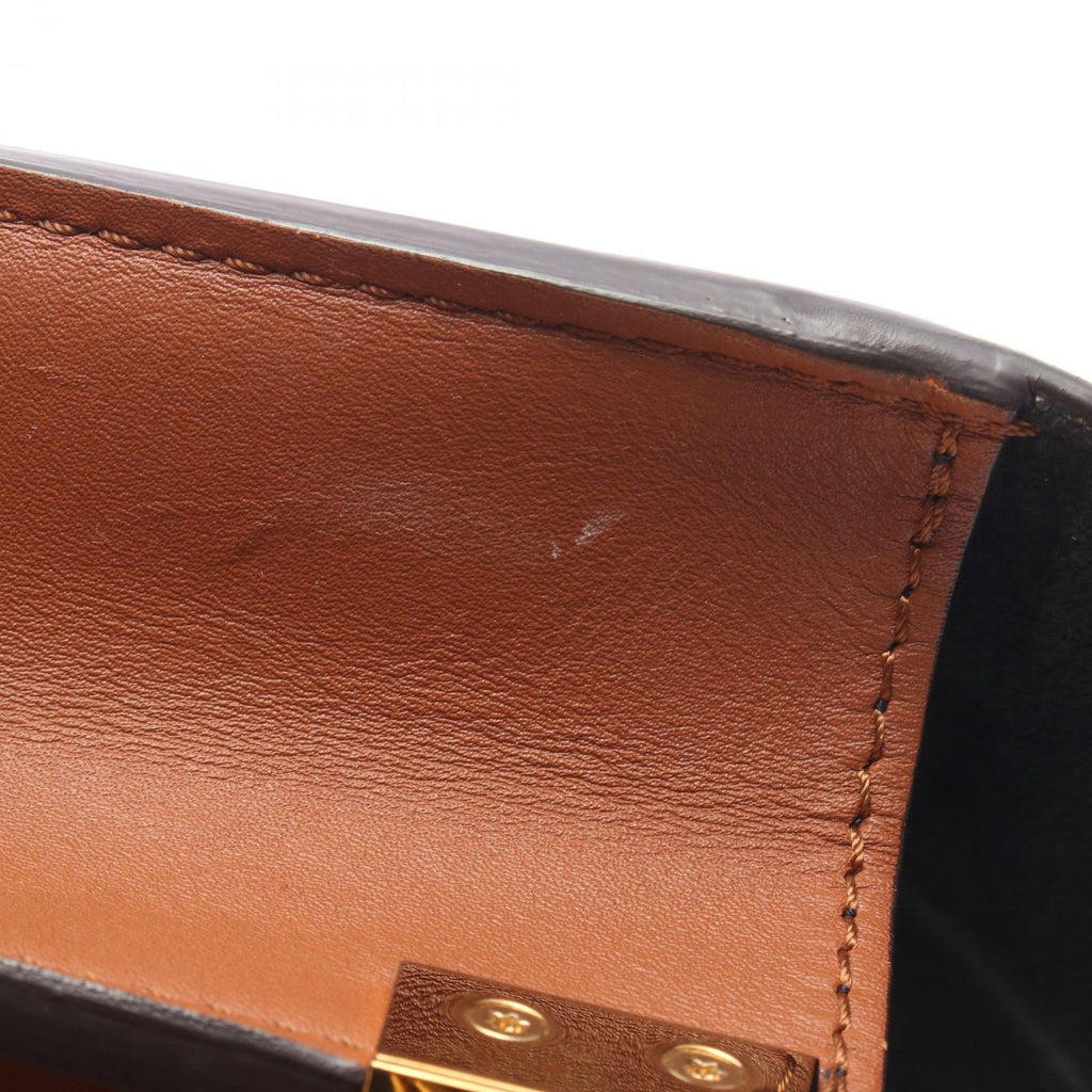 Louis Vuitton Shoulder Bag Dauphine Mini Monogram Reverse Canvas Leather — view 7