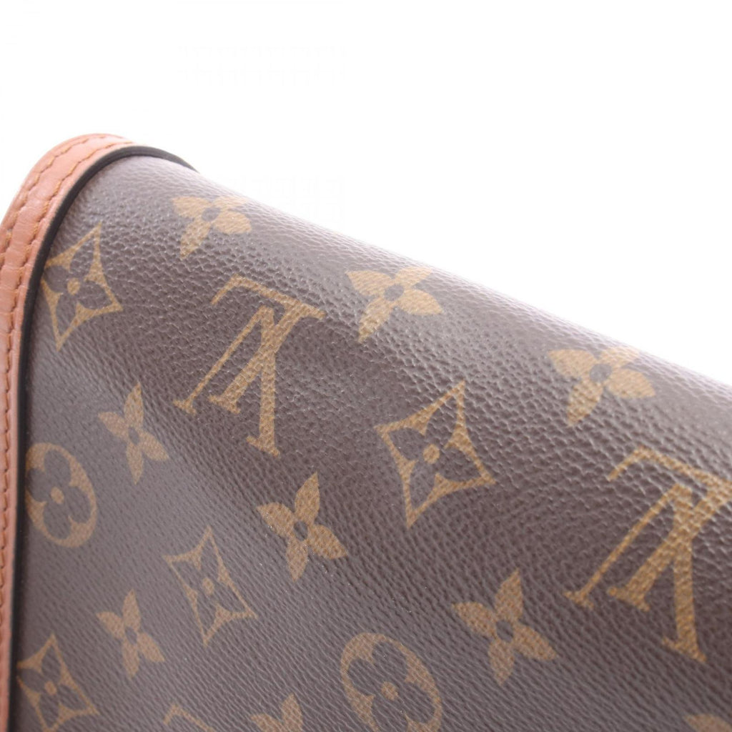 Louis Vuitton Shoulder Bag Dauphine Mini Monogram Reverse Canvas Leather — view 8