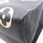 Louis Vuitton Tote Bag On The Go GM Monogram Empreinte LV Crafty 2-Way Black Beige — view 7