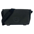 Gucci Shoulder Bag Interlocking Black Leather