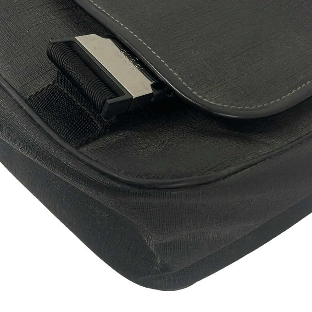 Gucci Shoulder Bag Interlocking Black Leather — view 6