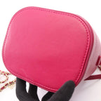 Chanel Handbag CC Logo 2-Way Pink Lambskin CC Vanity Chain — view 7