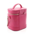 Chanel Handbag CC Logo 2-Way Pink Lambskin CC Vanity Chain — view 2