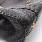 Fendi Linda Bageria Sell Black Leather Selleria Bag — view 8