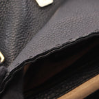 Fendi Linda Bageria Sell Black Leather Selleria Bag — view 5