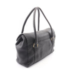 Fendi Linda Bageria Sell Black Leather Selleria Bag — view 2