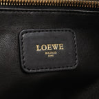 Loewe Amazona 36 Metallic Blanc Leather Handbag — view 4