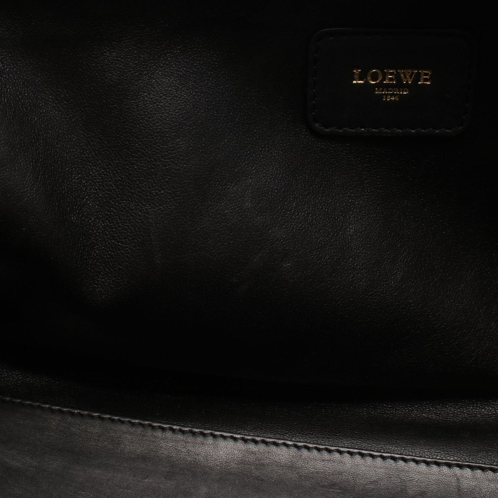 Loewe Amazona 36 Metallic Blanc Leather Handbag — view 5