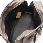Loewe Amazona 36 Metallic Blanc Leather Handbag — view 3