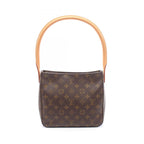 Louis Vuitton Shoulder Bag Looping MM Monogram Canvas Leather