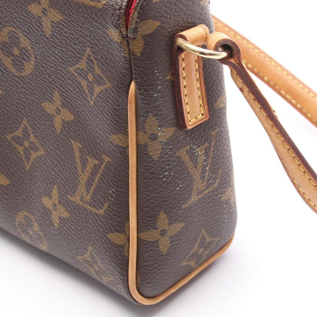 Louis Vuitton Monogram Canvas Leather Handbag — view 6