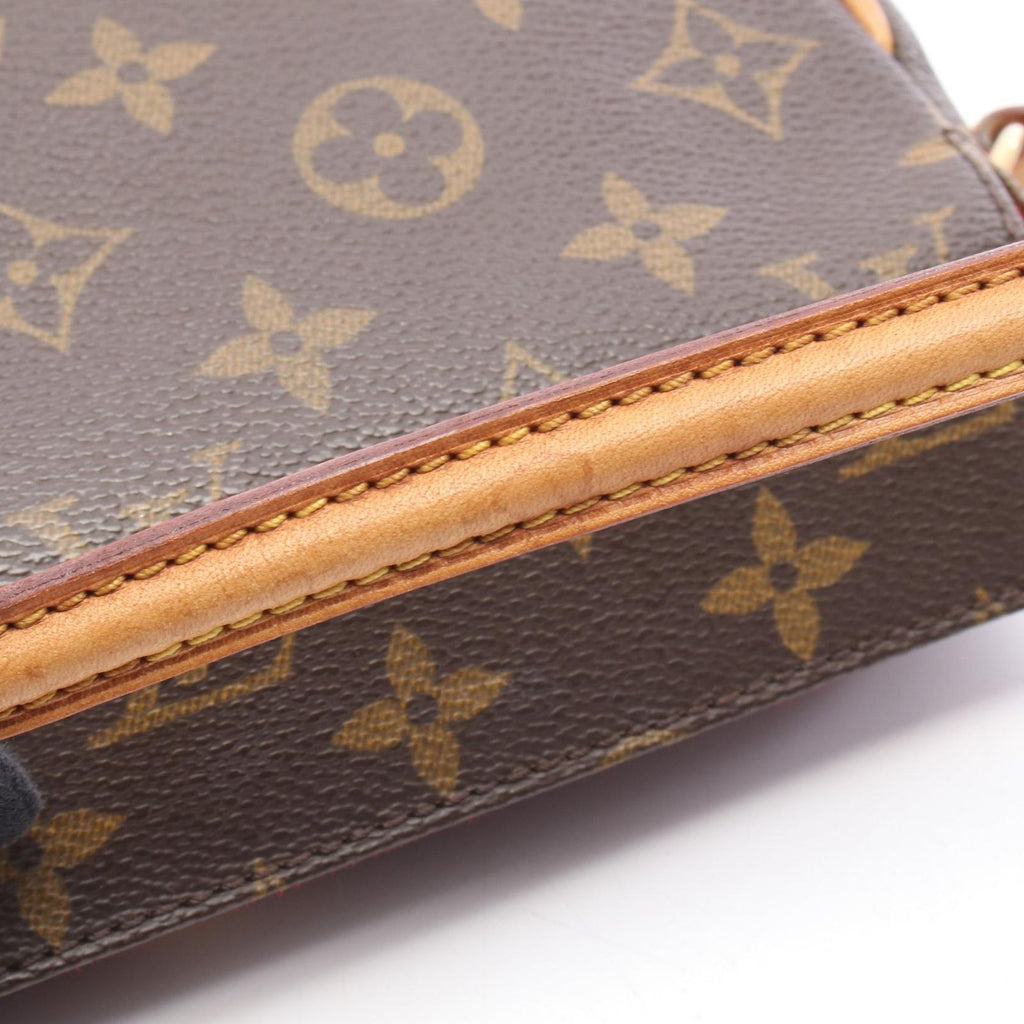 Louis Vuitton Monogram Canvas Leather Handbag — view 7
