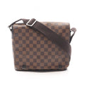 Louis Vuitton Shoulder Bag District PM NM Canvas Leather