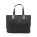 Chanel Tote Bag New Travel Line MM Black Leather New MM