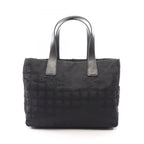 Chanel Tote Bag New Travel Line MM Black Leather New MM