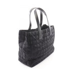 Chanel Tote Bag New Travel Line MM Black Leather New MM — view 2