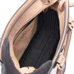 Prada 2-Way Pink Beige Leather Shoulder Handbag — view 3