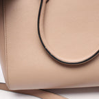 Prada 2-Way Pink Beige Leather Shoulder Handbag — view 7
