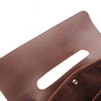 Hermes Handbag Valparaiso PM Brown Canvas Leather — view 5