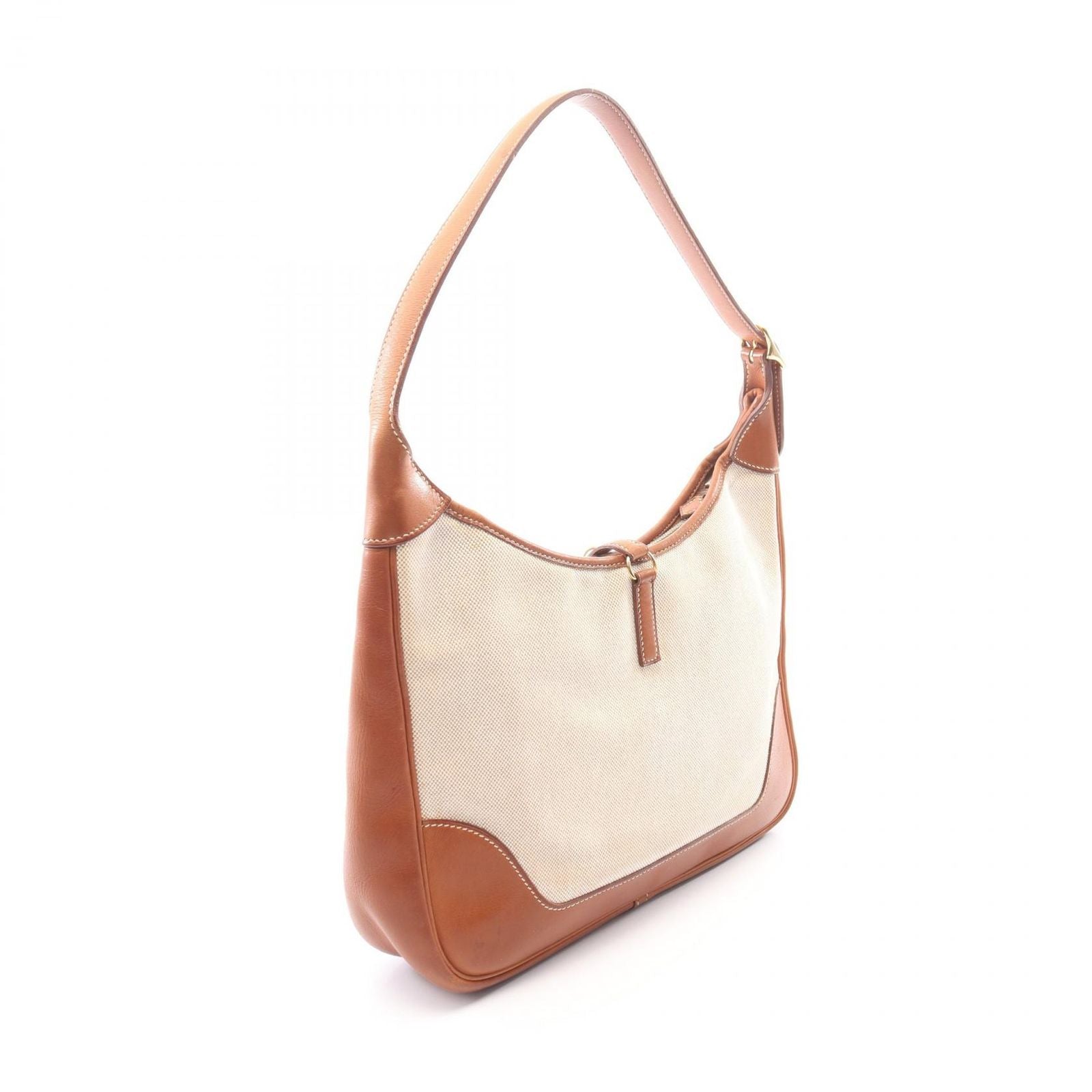 Hermes Shoulder Bag Trim 31 Beige Brown Leather — view 2