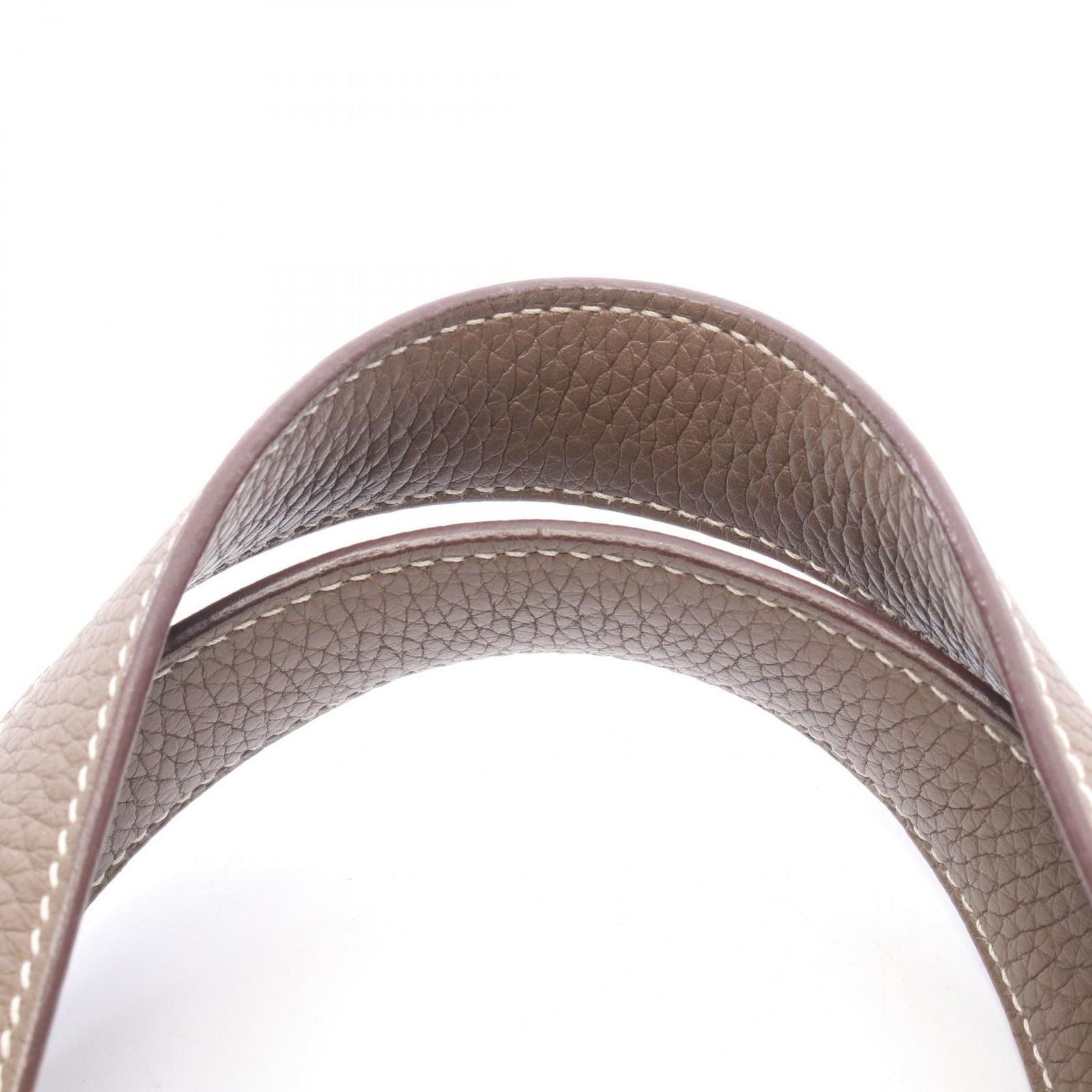 Hermes Picotin Lock MM Etoupe Leather Handbag — view 6