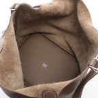 Hermes Picotin Lock MM Etoupe Leather Handbag — view 3