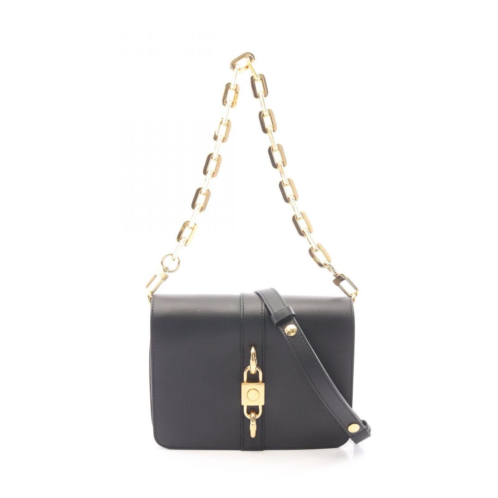 Louis Vuitton Rendezvous 2-Way Noir Leather Handbag