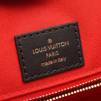 Louis Vuitton Shoulder Bag On The Go GM Canvas Leather — view 4