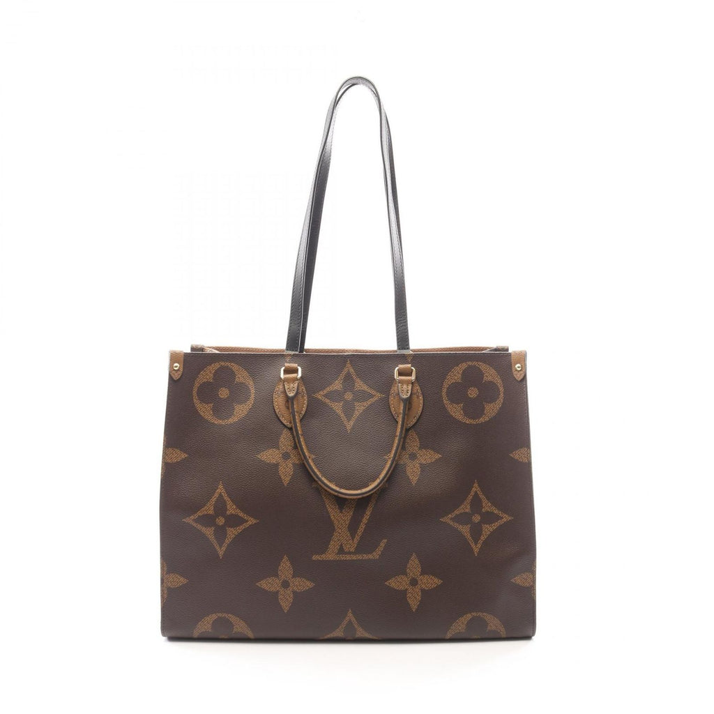 Louis Vuitton Shoulder Bag On The Go GM Canvas Leather