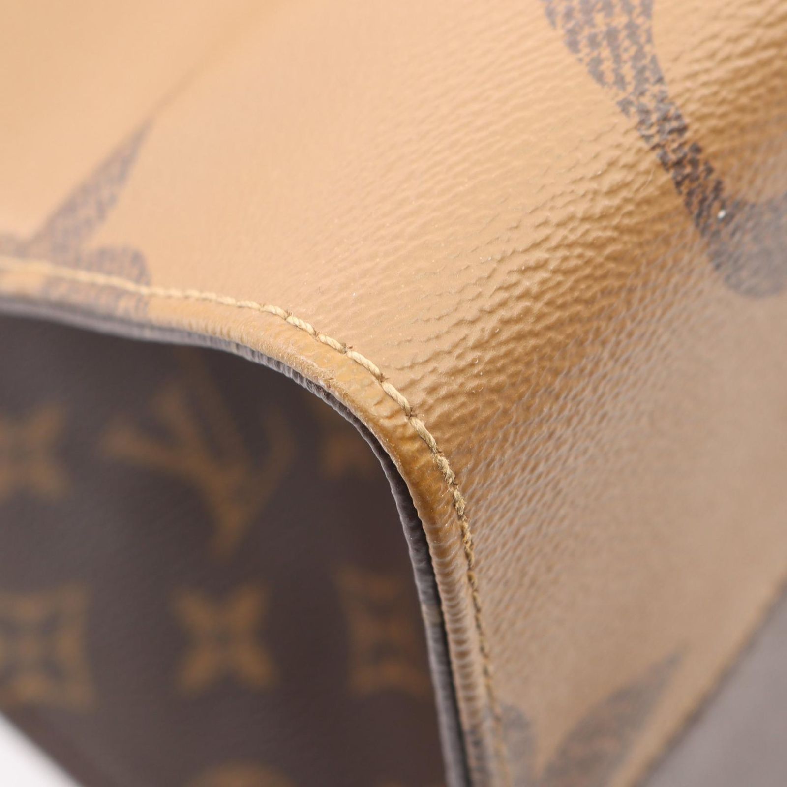 Louis Vuitton Shoulder Bag On The Go GM Canvas Leather — view 6