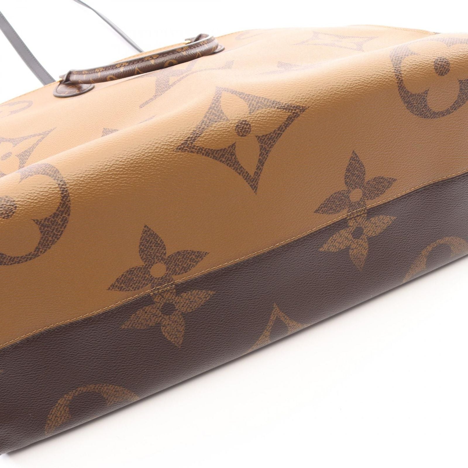 Louis Vuitton Shoulder Bag On The Go GM Canvas Leather — view 7