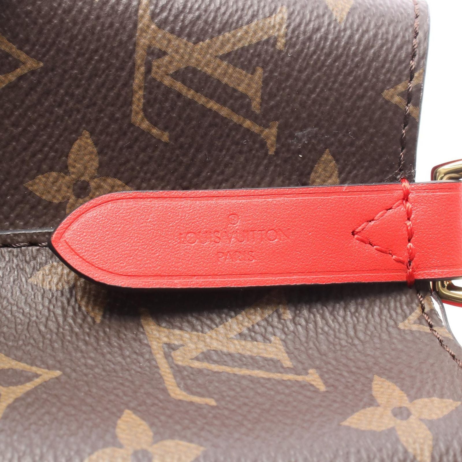 Louis Vuitton Shoulder Bag Neo Noe Coquelicot Canvas Leather — view 4