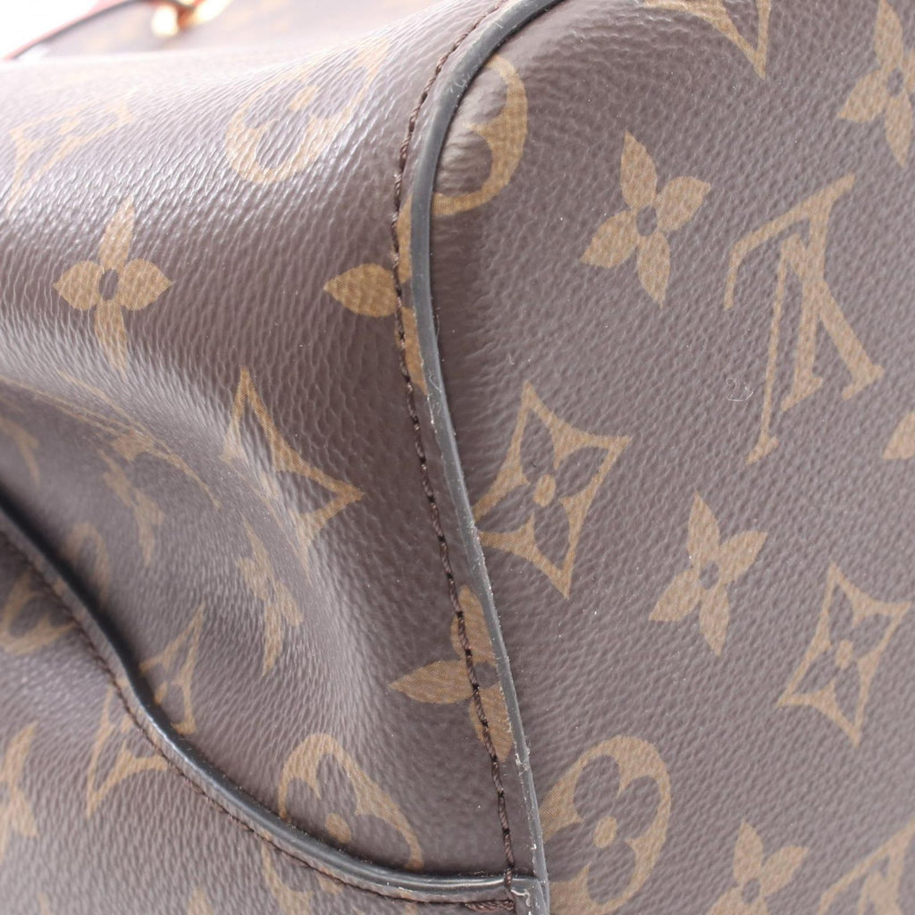 Louis Vuitton Shoulder Bag Neo Noe Coquelicot Canvas Leather — view 6