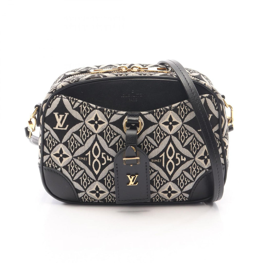 Louis Vuitton Shoulder Bag Deauville Mini Canvas Leather